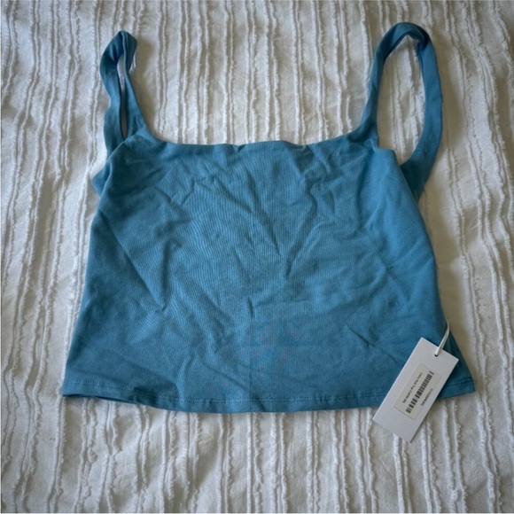 REFORMATION Cairo Knit Top - NWT Capri
Blue Size L - Picture 6 of 8